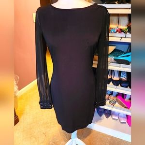 A more conservative little black dress!